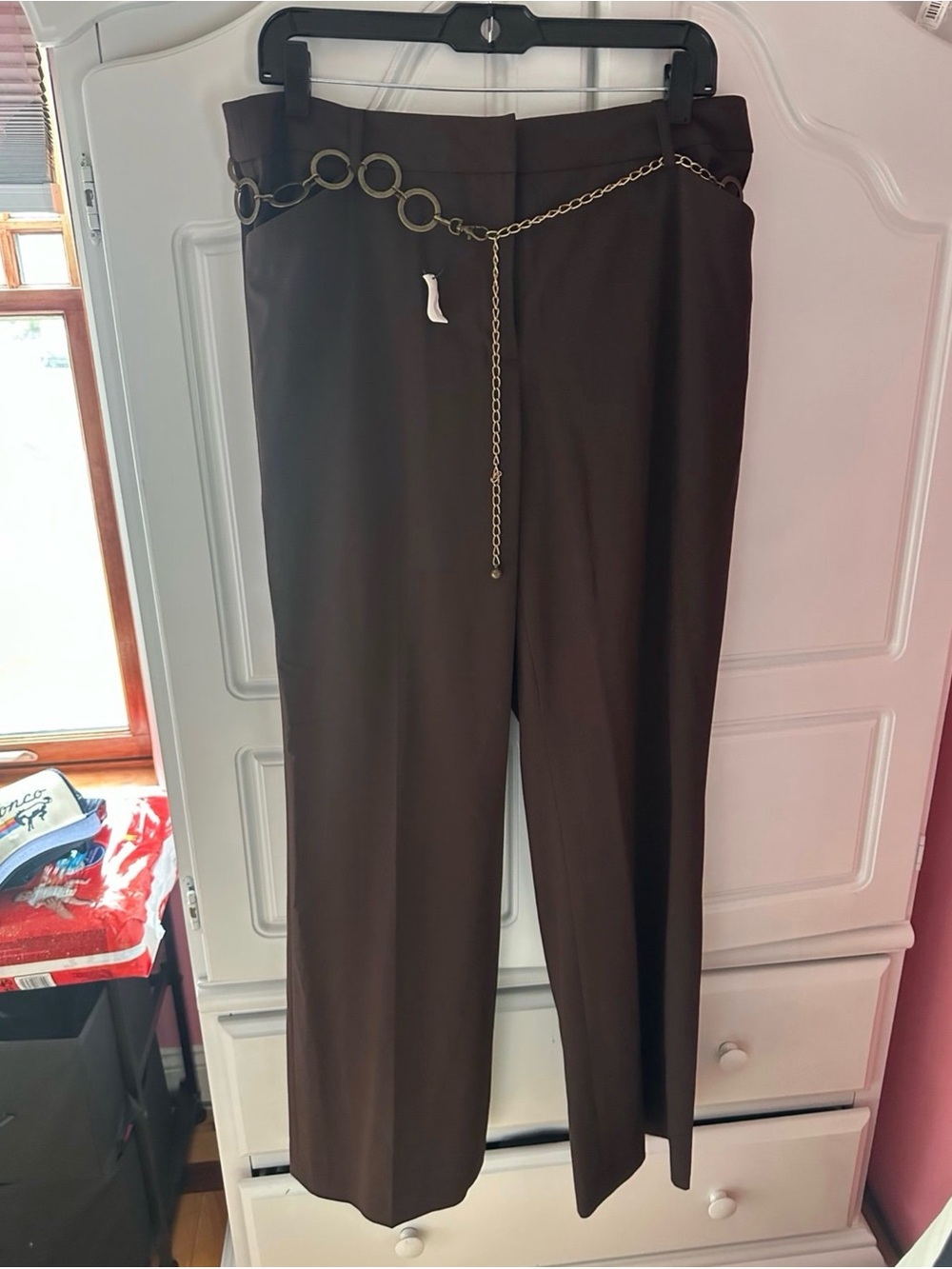 Style & Co. Coffee Brown City Pants Size 12 – Brand New With Tags